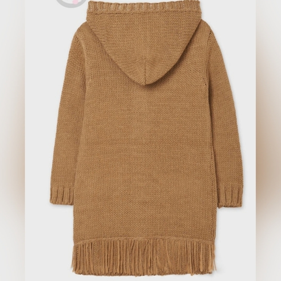 MAYORAL sweater For GIRLS  Size 8 Beige Made In SPAIN - Picture 2 of 14